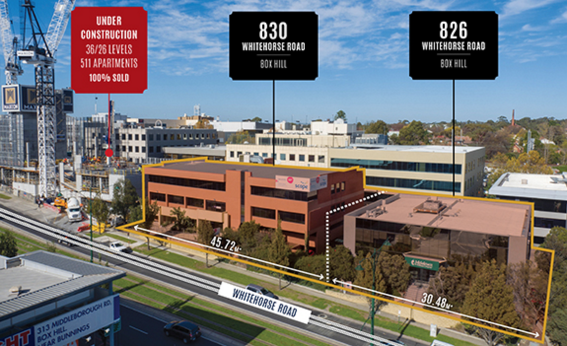 Office properties in Melbourne's Box Hill up for sale