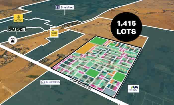 Stockland spend $105 million on Donnybrook house and land site
