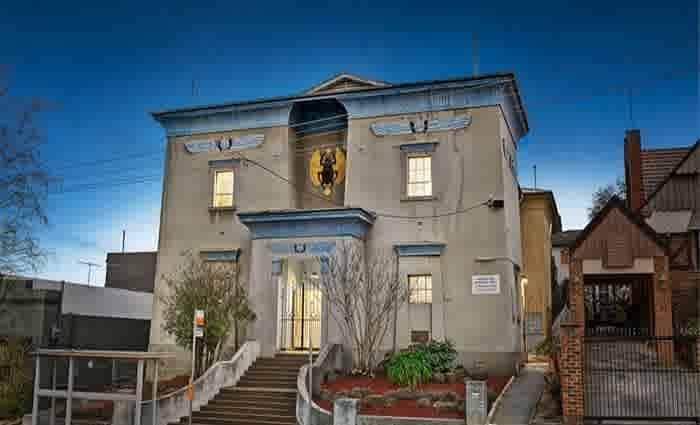 Emulation Hall, the 1927 Egyptian Revival Canterbury offering