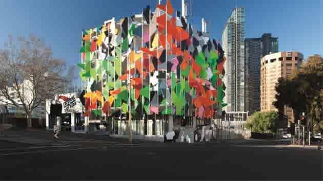 Carlton's green, but multi-coloured Pixel office block listed for sale by Grocon