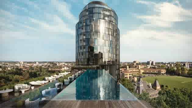 Fender Katsalidis-designed St Kilda Road trophy apartments to offer residents Paul Bangay-designed private park