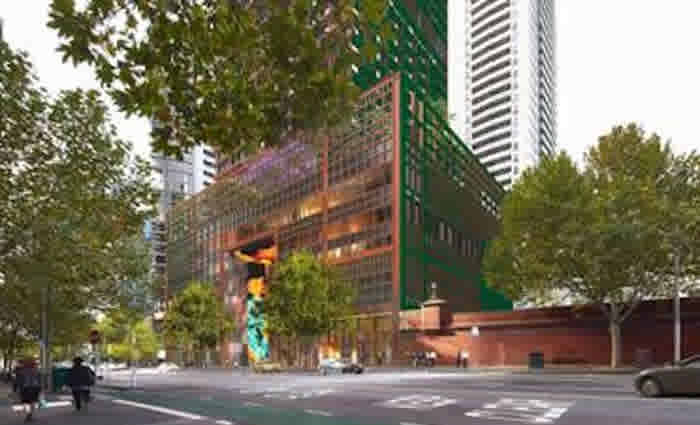 French and Australian design collaboration on 383 La Trobe Street, Melbourne landmark