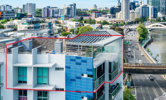 Bargain property in Brisbane? Quay Street penthouse with water views listed