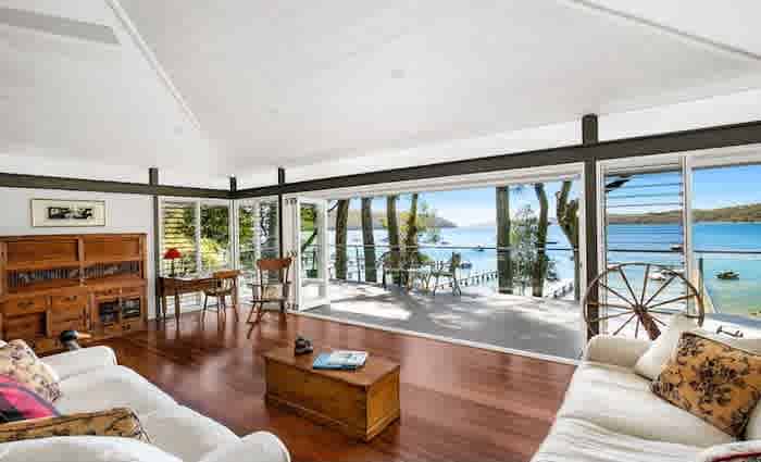 Scotland Island waterfront home listed