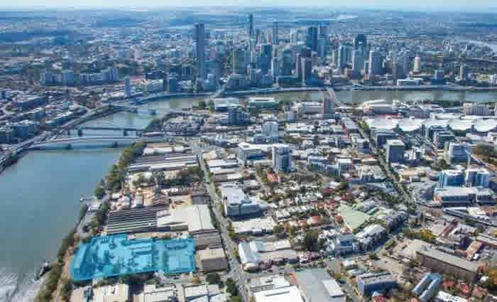 Hanson Building site offering on Brisbane River