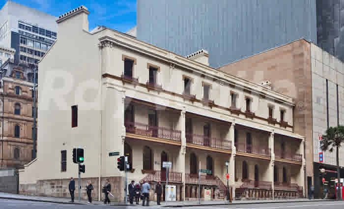 Young Street, Sydney terraces leased by law firm