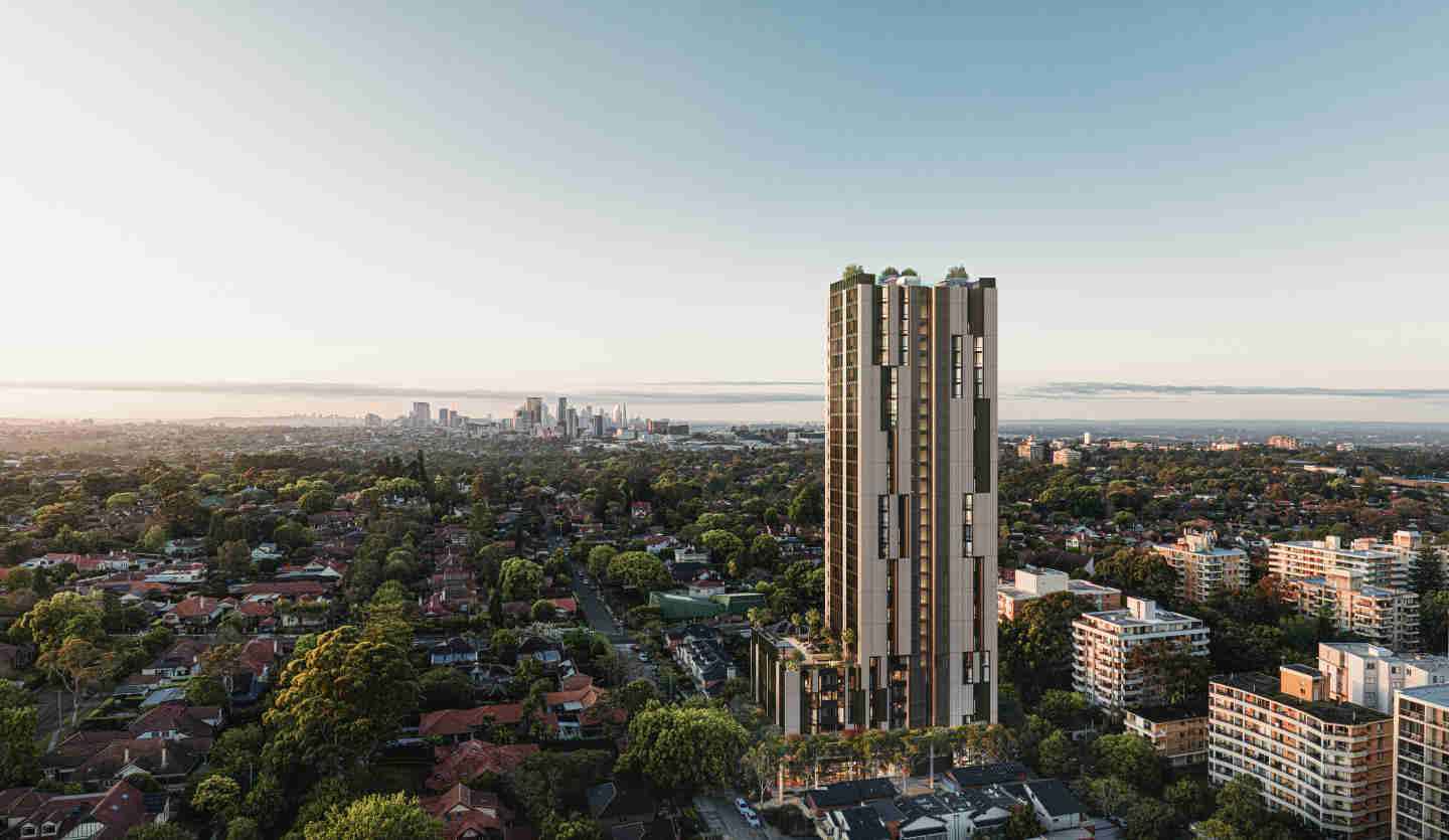 Hyecorp unveils Celine, a striking new apartment tower in the heart of Chatswood