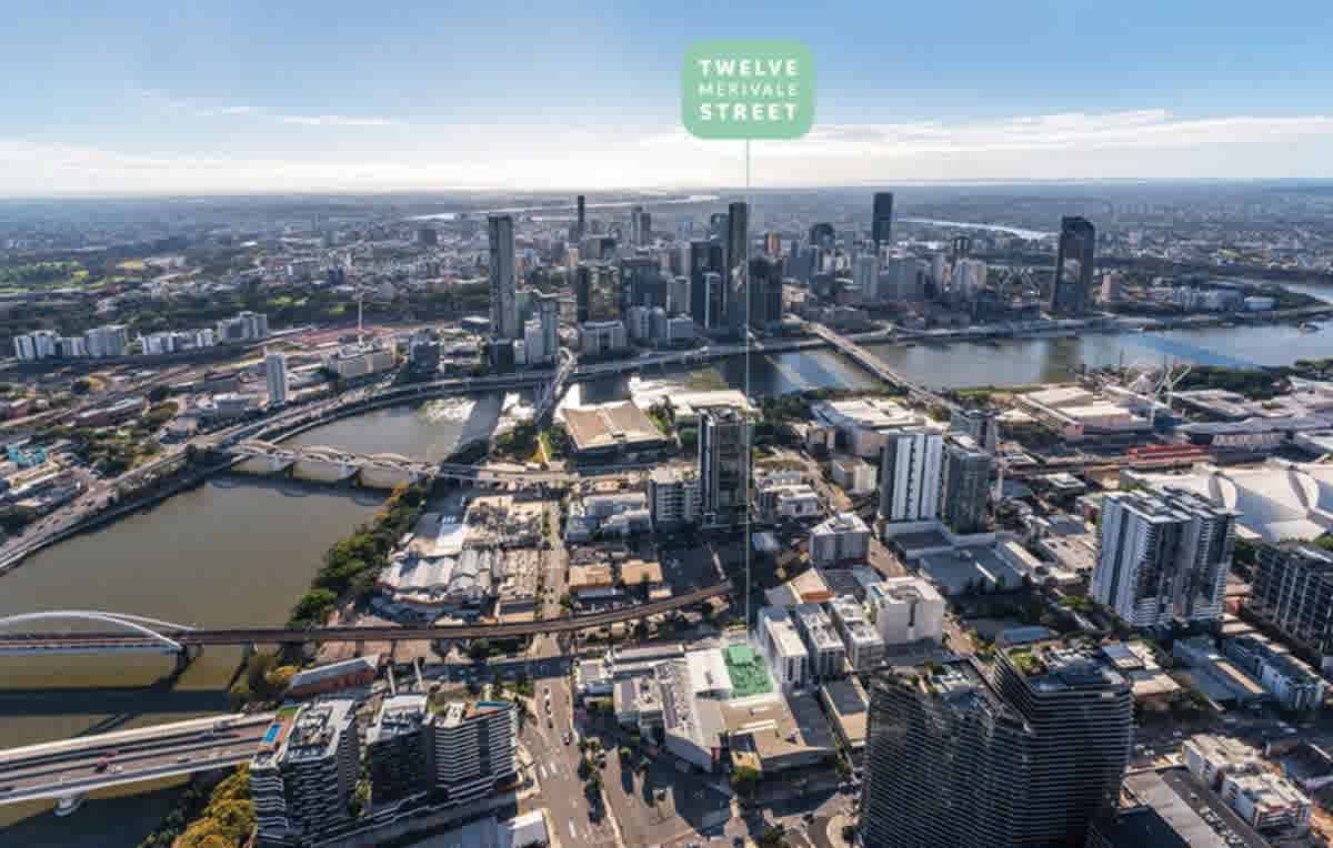 South Brisbane apartment development site listed for auction