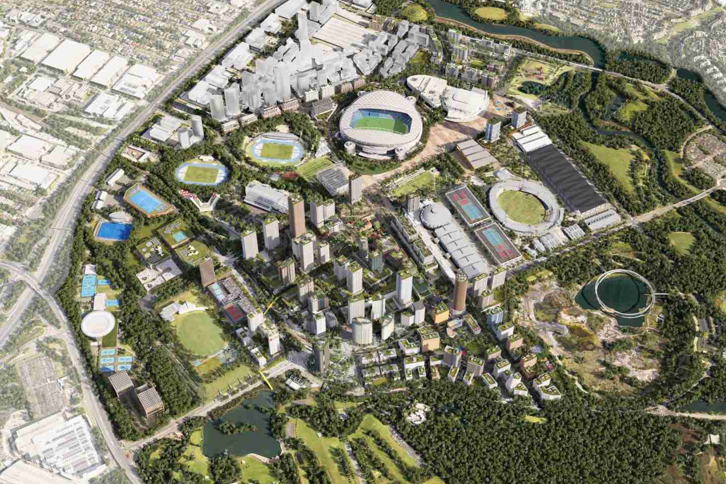 Inside the Sydney Olympic Park Master Plan 2050