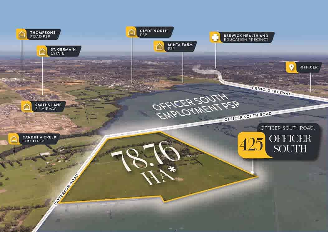 Developers offered $60 million plus employment precinct site  at Officer South