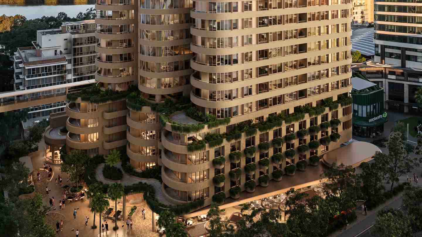 Billbergia unveils new Cascade apartment tower with final stage of $3 billion Rhodes Town Centre