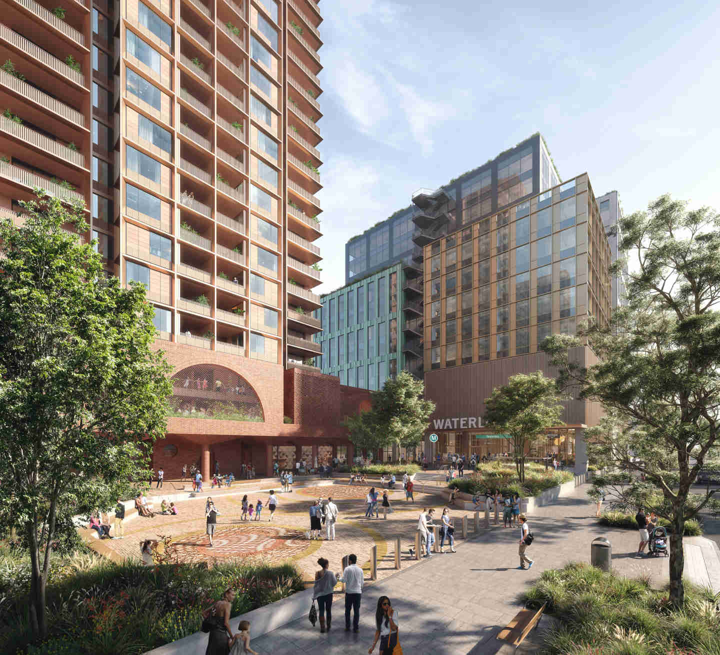 First Look: Mirvac, John Holland, submit $960m Waterloo Metro Quarter plans