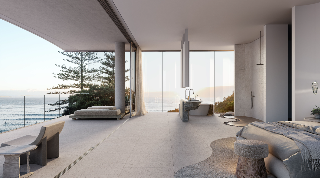 Spyre amalgamate at Glasshouse Burleigh Heads to create three-level apartment