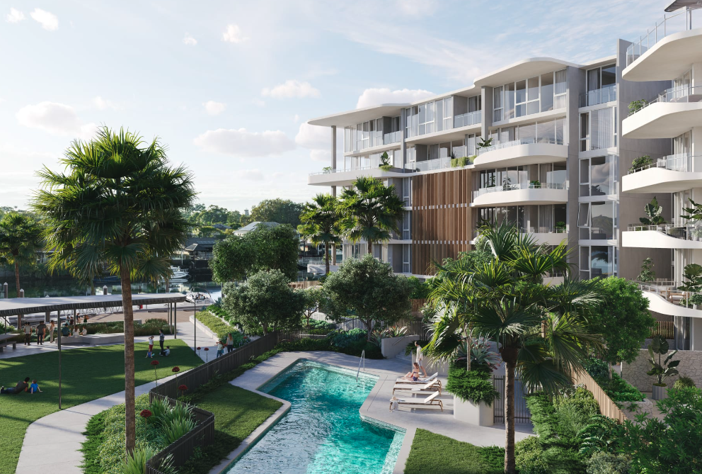 Downsizers drive demand at Lewis Land's Harbour Shores masterplan in Biggera Waters