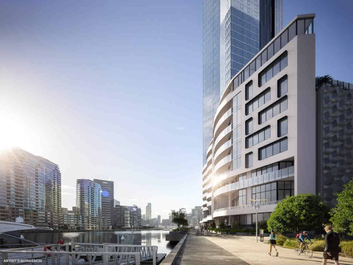 Mirvac begin build of Trielle apartment development in Docklands
