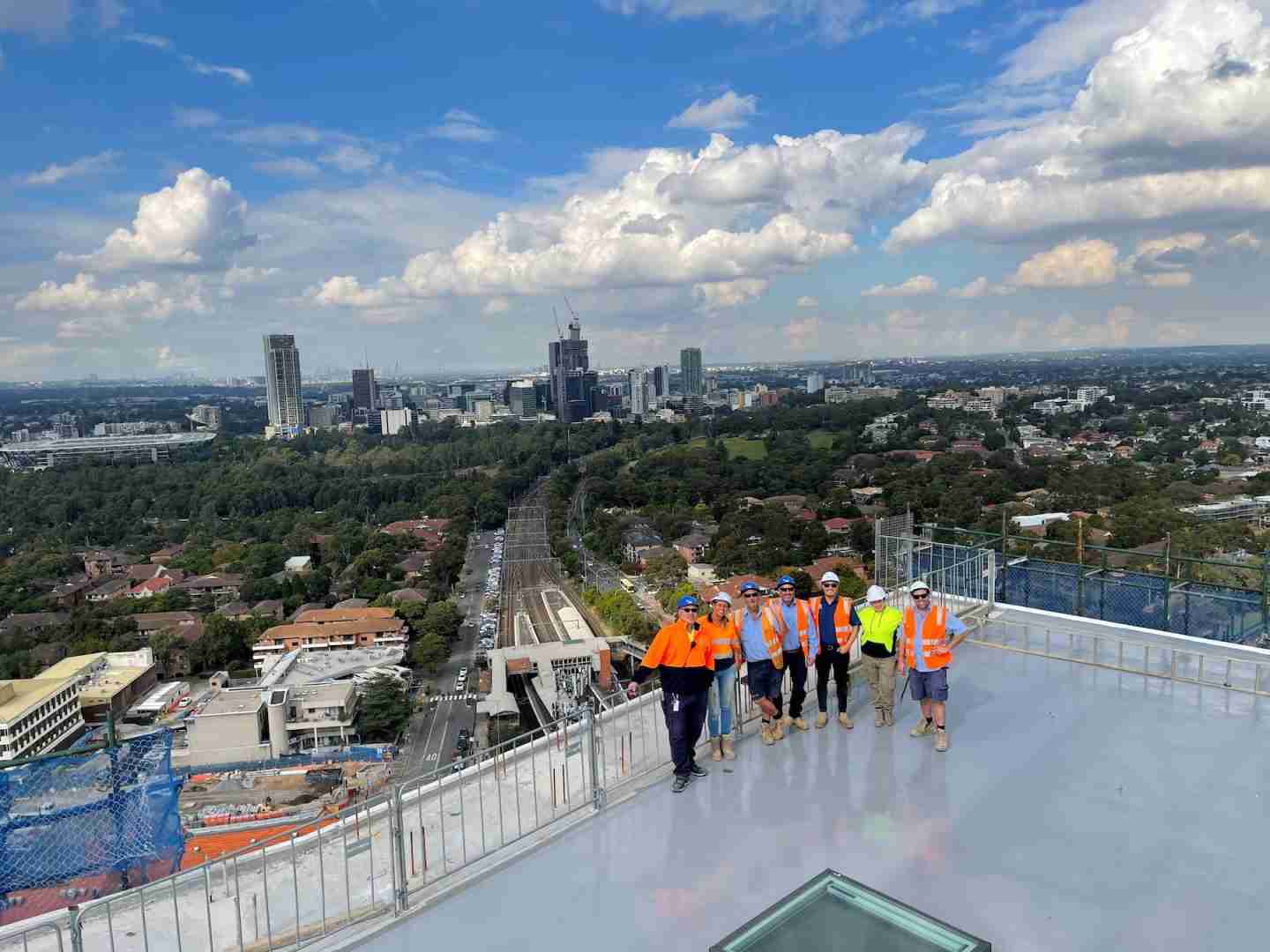 Deicorp top out Westmead project Highline