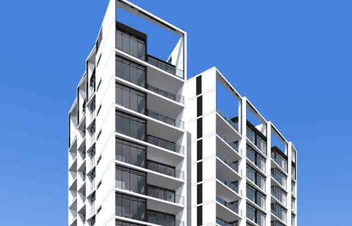 DKO Architecture designs for Meriton in Mascot