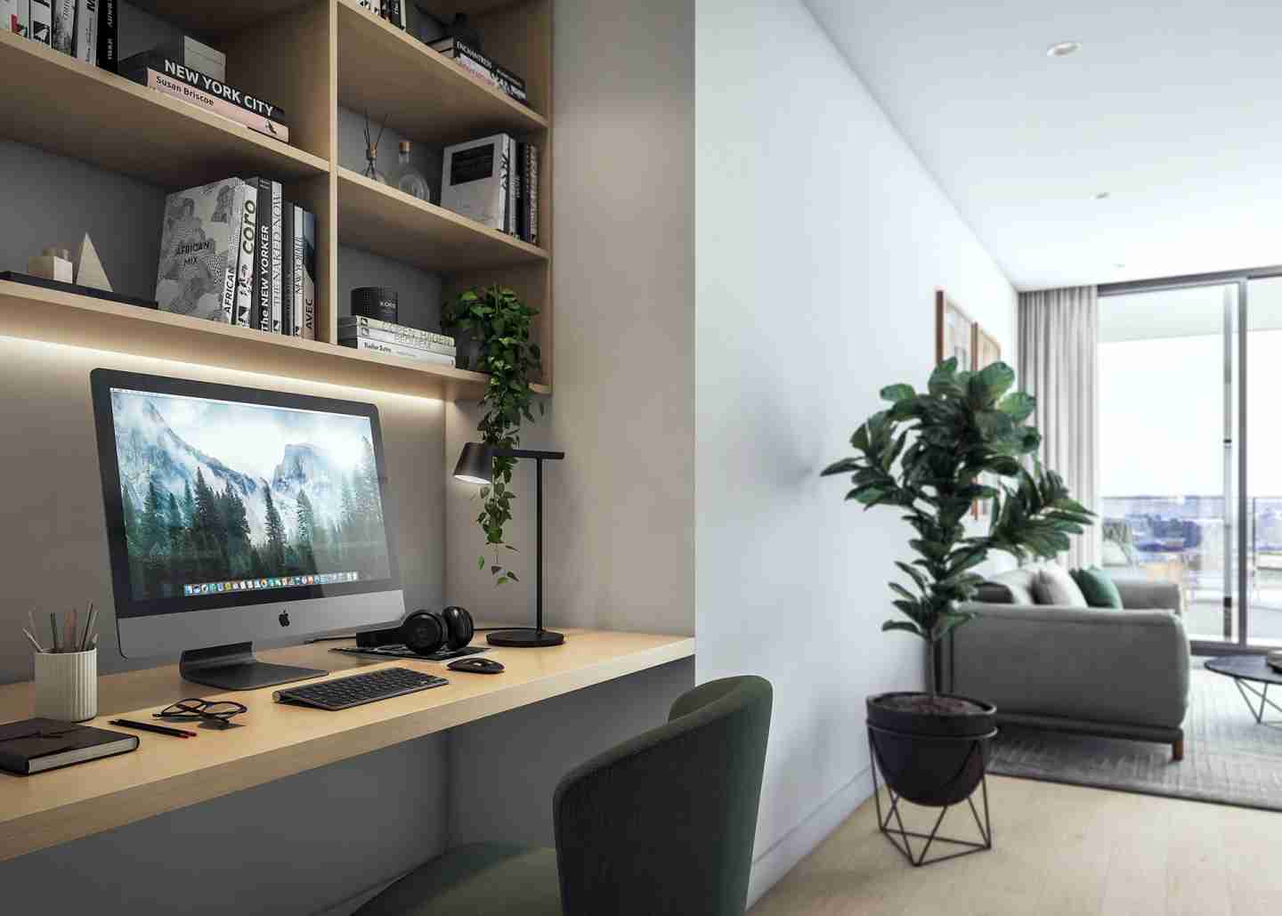 6 apartments on the market right now with dedicated work-from-home zones
