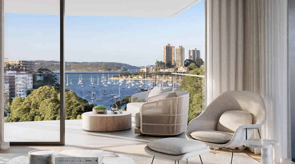 $10 million penthouse offering in Rushcutters Bay apartment development, Nautique