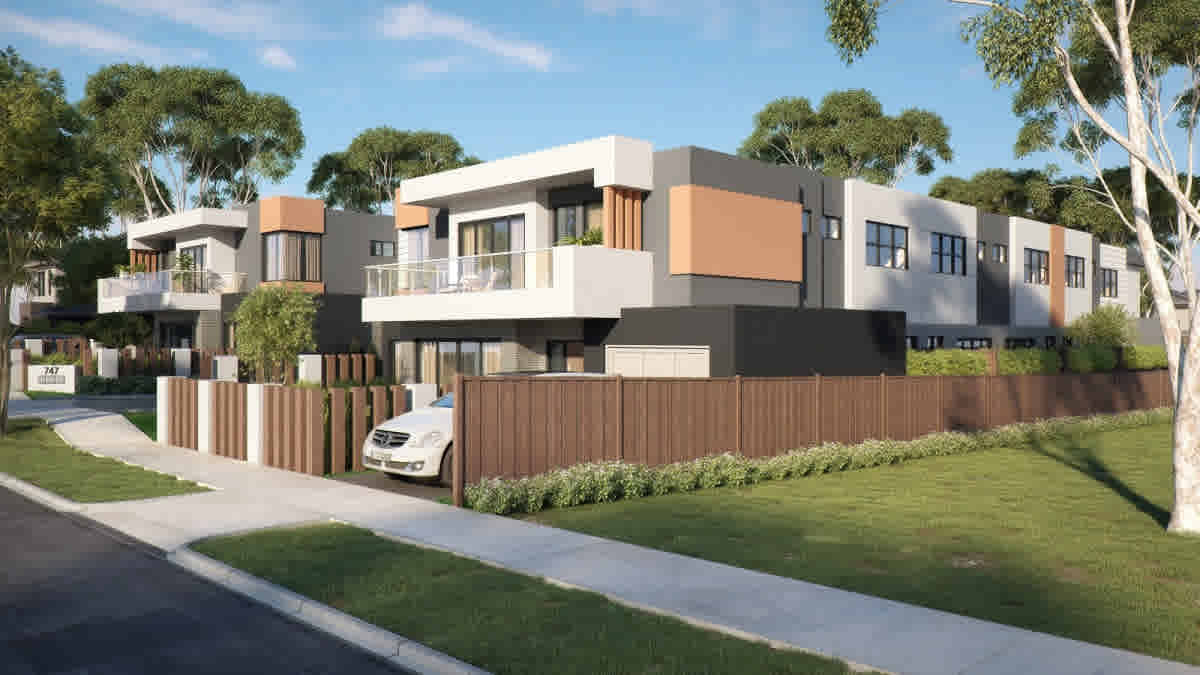 Scoresby Recreation Reserve townhome and apartments for sale