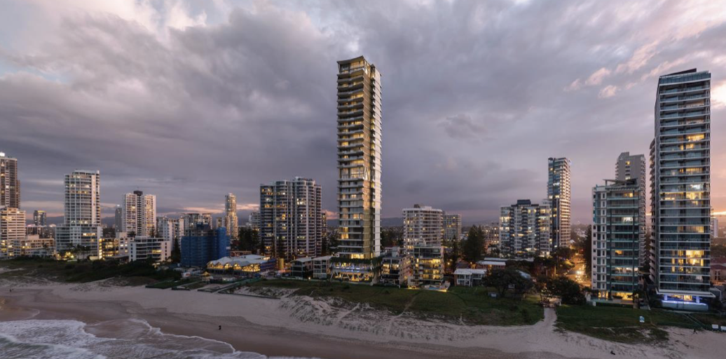 First look exclusive: Luxcon set for origami-inspired apartment development on Surfers Paradise beachfront