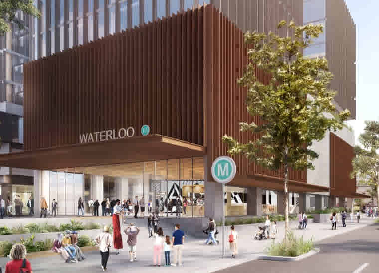 NSW government awards $299 million contract for new Waterloo metro station and integrated development