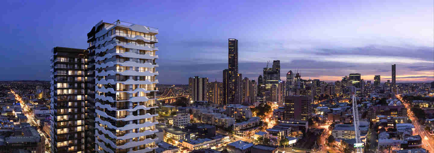 Inside the two-bedroom apartments at Fortitude Valley’s The Coterie