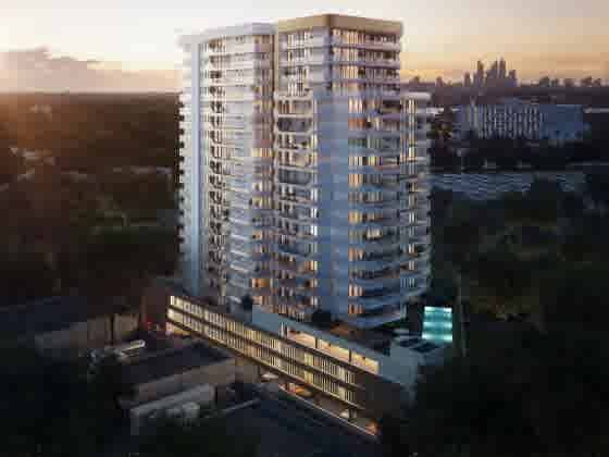 The Crest is complete and ready to move in, designed by renowned Woods Bagot