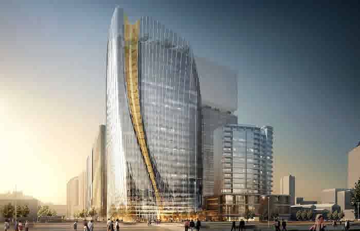 Collins Square approved one day, under construction the next