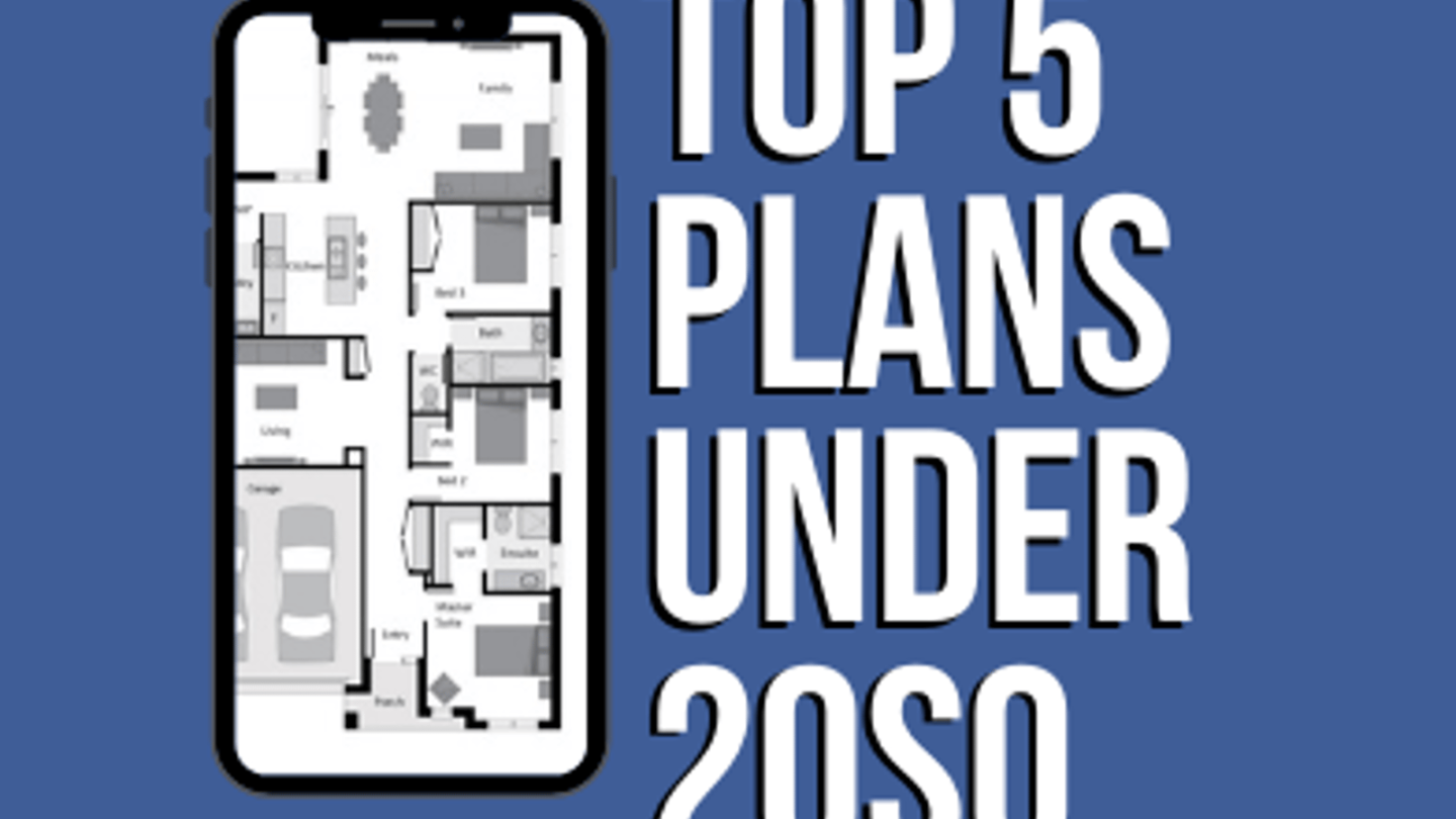 Top 5 plans under 20sq