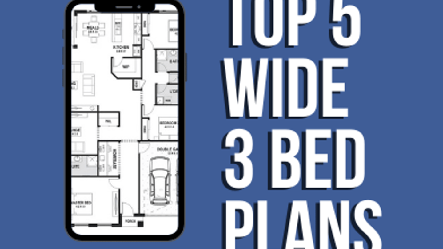 Top 5 Wide Three Bedroom Plans