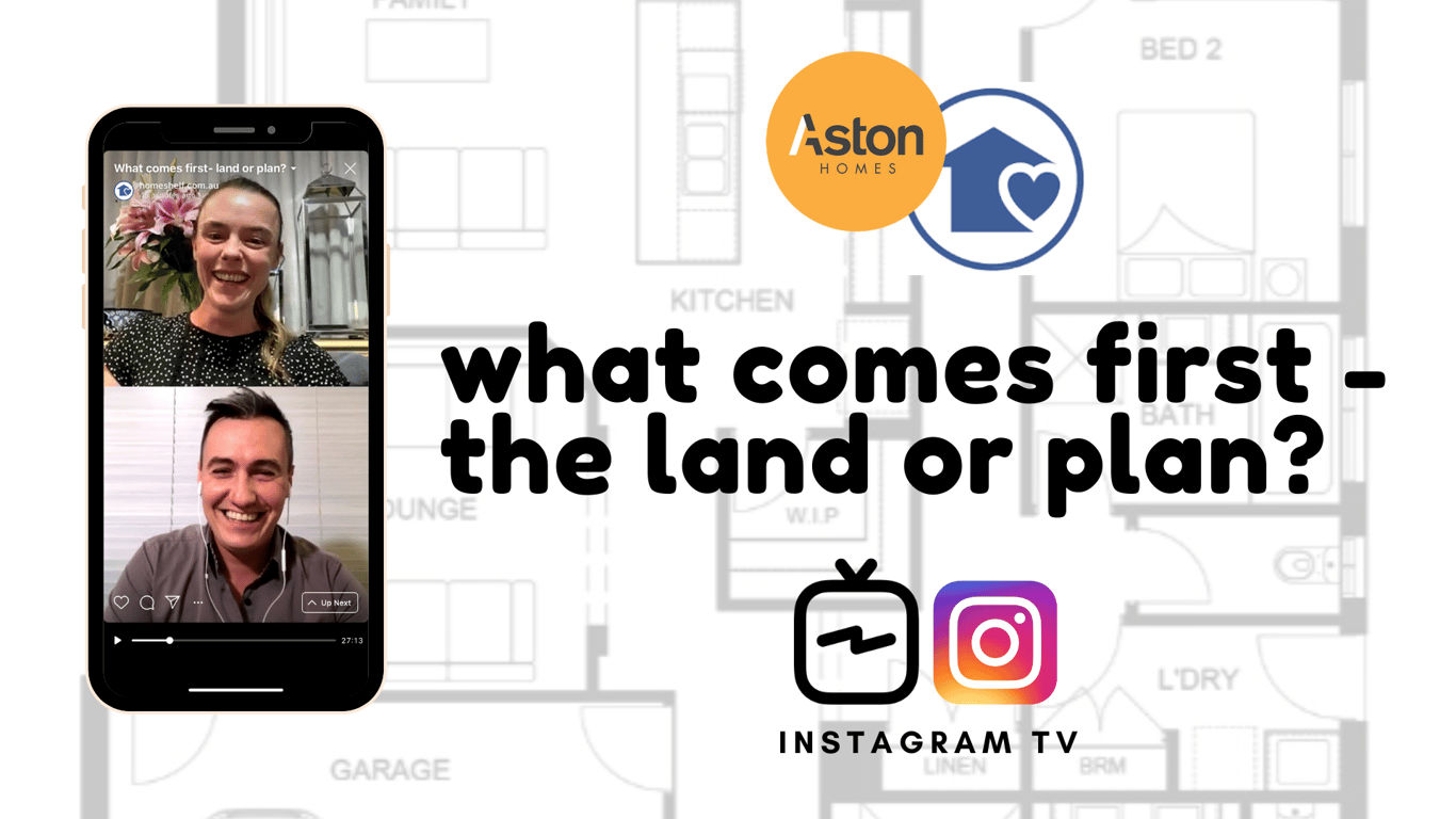 IGTV: What comes first the land or plan?