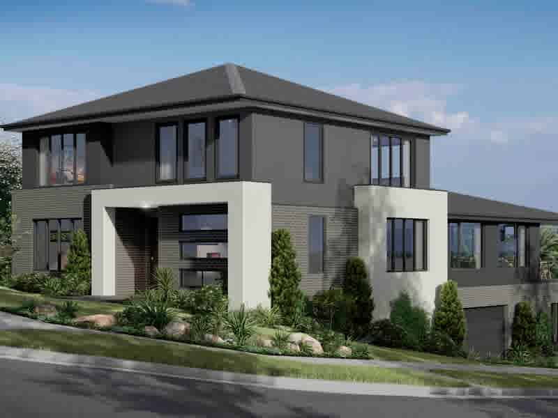 How do you build on a sloping block?