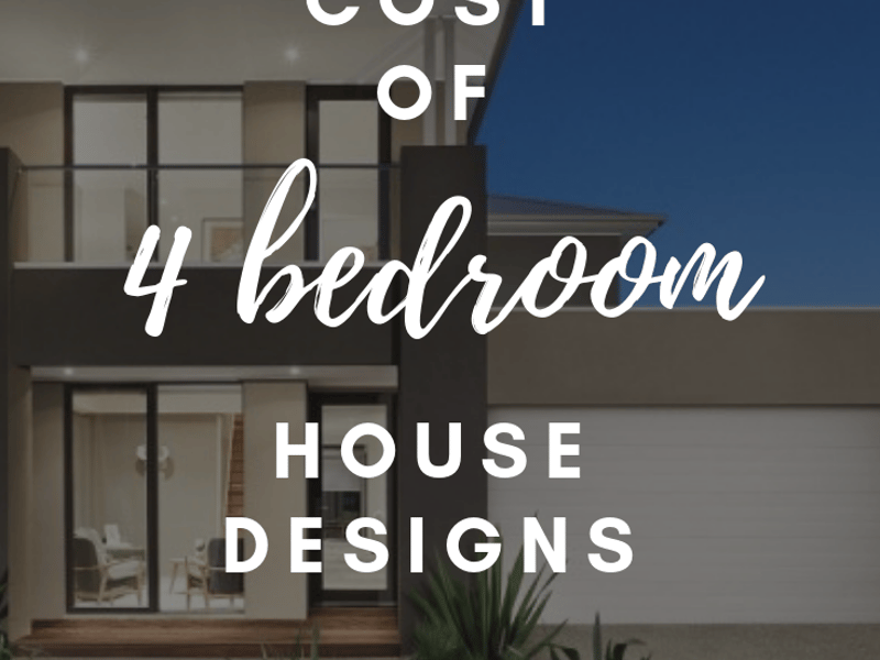Cost of 4 bedroom house design | House plans