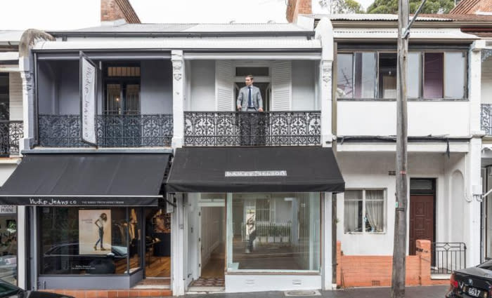 Collette Dinnigan's first ever shop in Paddington sold