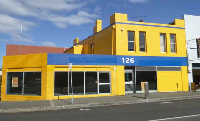 Corner showroom in Hobart CBD sold by Raine & Horne