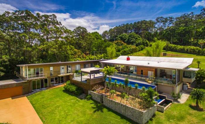 Eureka's six-star Ad Astra trophy home listed in Byron Bay hinterland