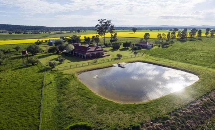 Belinda Green's Glen Echo farm passed in at auction