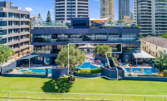 Main Beach trophy apartment relisted
