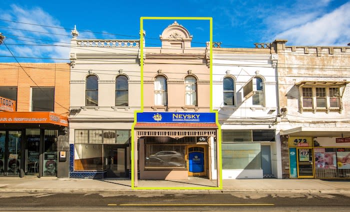 Nevsky, Russian restaurant site in Melbourne's Elsternwick sold for $1.5 million at auction