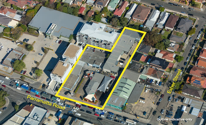 Mixed-use development site in Sydney's inner west listed