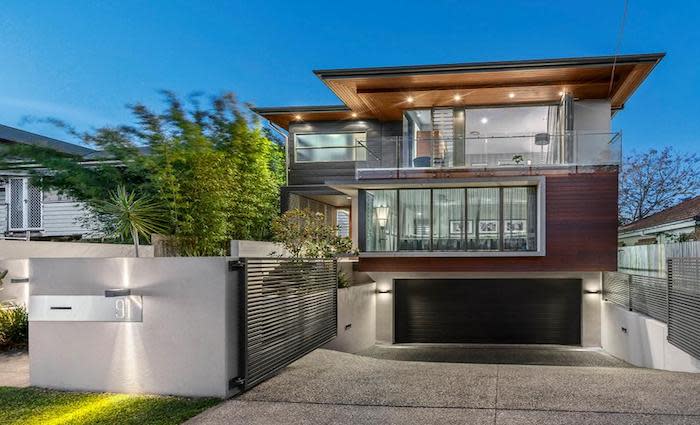 Hawthorne three level contemporary house listed for sale 