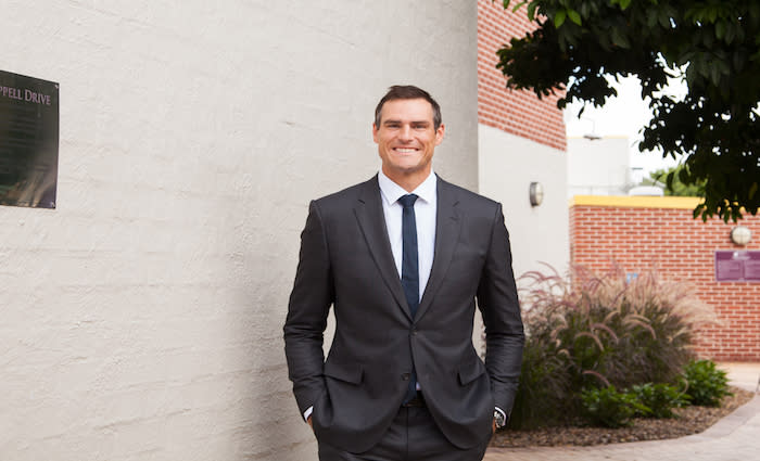 Former AFL player Jamie Charman makes mark on new field