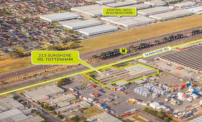 Industrial site in Melbourne's Tottenham sells to Asian investor for $6.5 million
