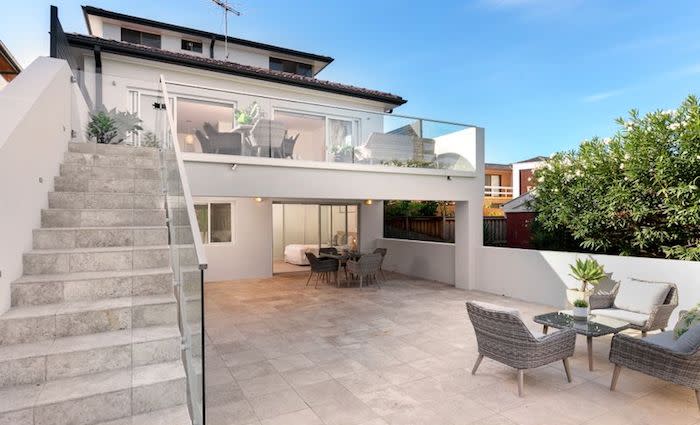 Retired tennis champion Sandon Stolle sells in Curl Curl