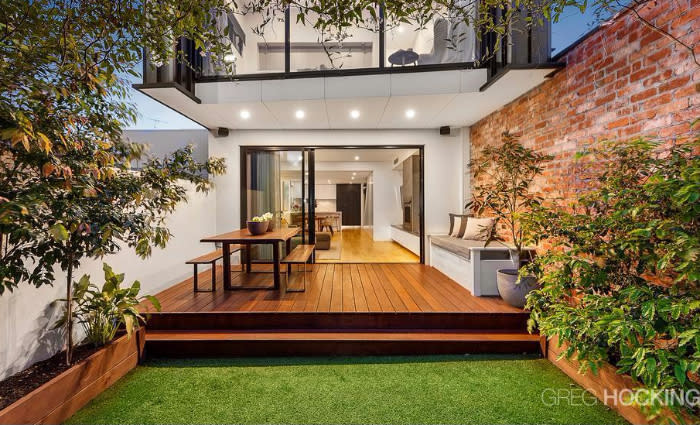 Retired North Melbourne skipper Andrew Swallow lists in Albert Park