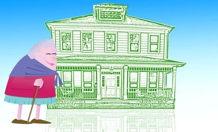 Granny meets the neighbours