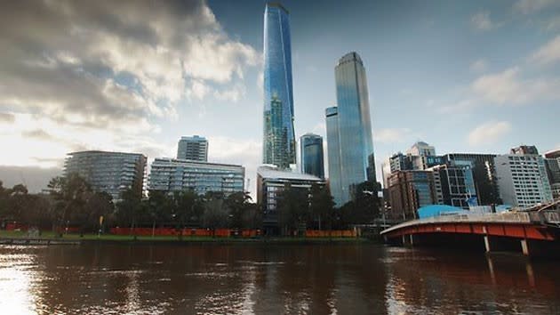 Proposed 404-metre tower for Melbourne at 555 Collins Street