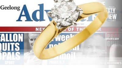 Diamond ring dispute: Weekly Review slaps writ on agent in Geelong newspaper advertising war