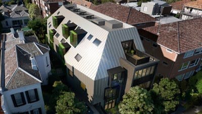 Eco-friendly design under a mansard roof in Windsor